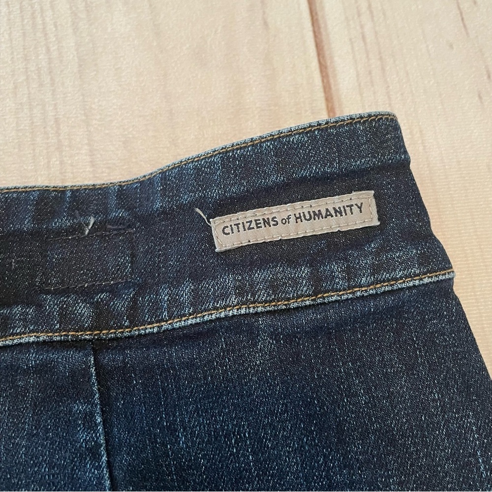 Citizens of Humanity Karmen Pencil Denim Skirt Women’s 25 Blue Dark Wash Career - Picture 11 of 16